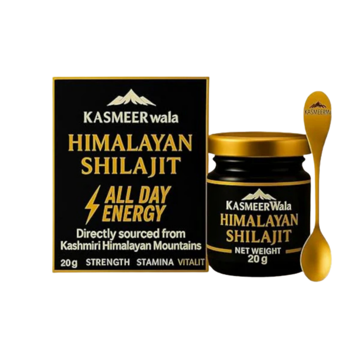 Himalayan Shilajit Resin - 100% Pure >75% Fulvic Acid - Lab-Tested for Purity - Boosts Energy, Stamina, Testosterone & Immunity - Ayurvedic Supplement for Men & Women (Shilajit Resin)