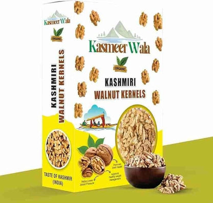 Kasmeer Wala Combo Pack of 2KG – 1KG Kashmiri Mamra Almonds & 1KG Premium Kashmiri Walnuts | 100% Natural, Farm Fresh, Handpicked Dry Fruits | Immunity Booster Superfoods
