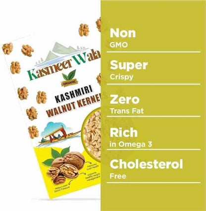 Kasmeer wala Organic kashmiri walnut kernels Walnuts (4 x 0.25 kg)