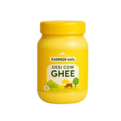 KASMEER Wala Desi Cow Ghee 100% Pure & Natural | A2 Bilona Method | Traditional Indian Clarified Butter | Rich in Aroma & Nutrition | Ideal for Cooking, Ayurveda & Pooja