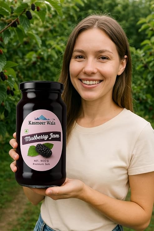 Kasmeer Wala Mulberry Jam  | Pure Mulberry Fruit Preserve from Kashmir | No Artificial Flavours | Delicious & Healthy Spread