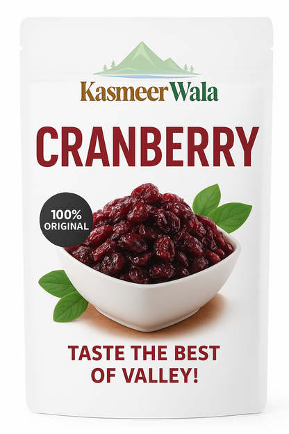 Kasmeer Wala Creanberry 500g – Premium Dried Cranberries, Natural, Healthy & Organic Snacks